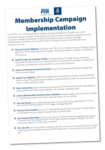 Implementation Checklist